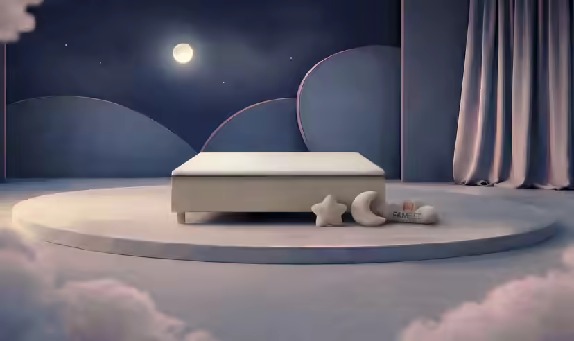 Rodinná postel FAMBED, barva béžová, rozměry 200 × 210 cm, bez čela postele