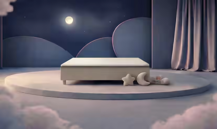 Rodinná postel FAMBED, barva béžová, rozměry 220 × 210 cm, bez čela postele