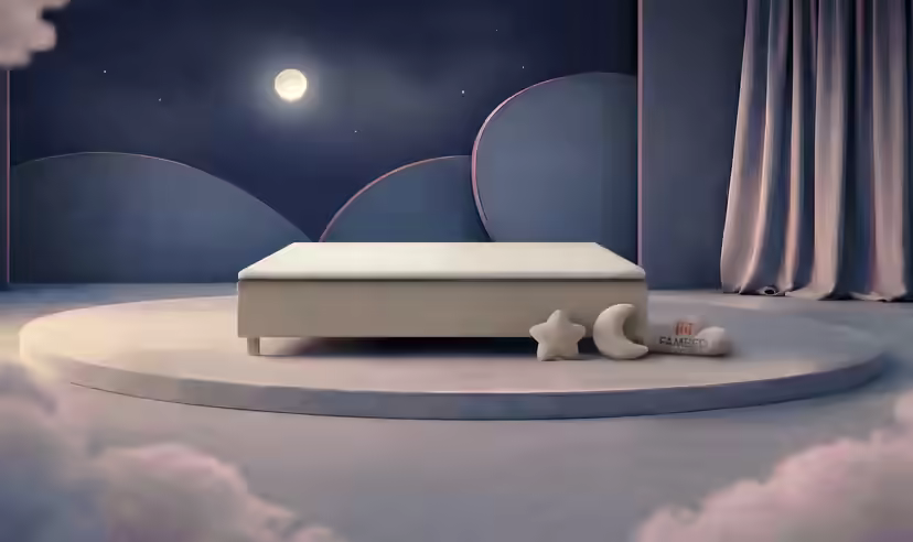 Rodinná postel FAMBED, barva béžová, rozměry 240 × 200 cm, bez čela postele