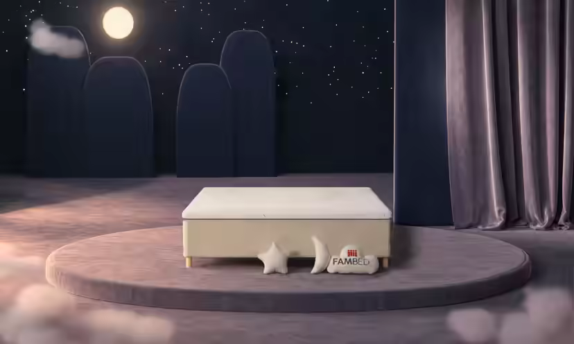 Rodinná postel FAMBED, barva béžová, rozměry 200 × 210 cm, bez čela postele